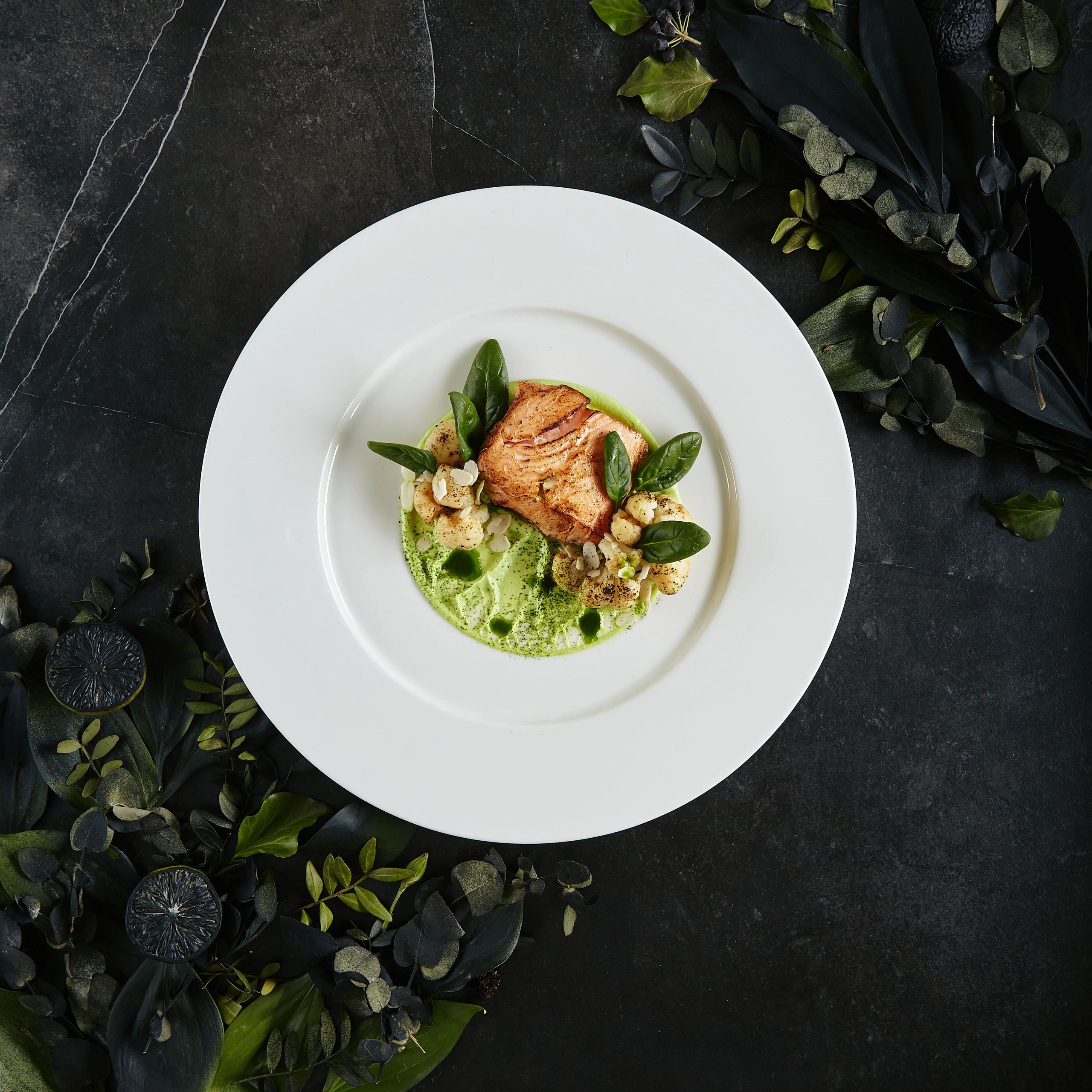restaurant food photography modern clean