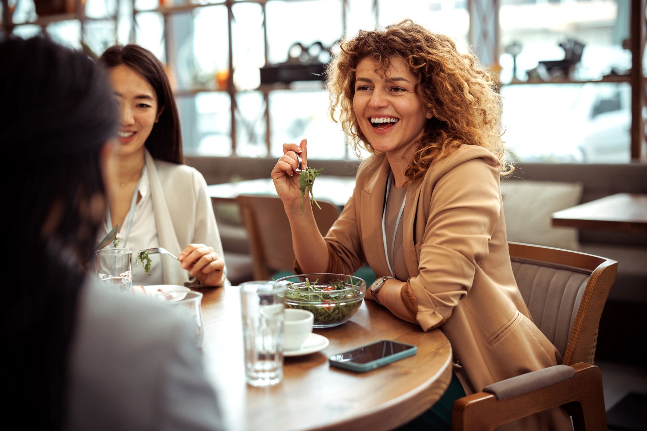 restaurant review food table
